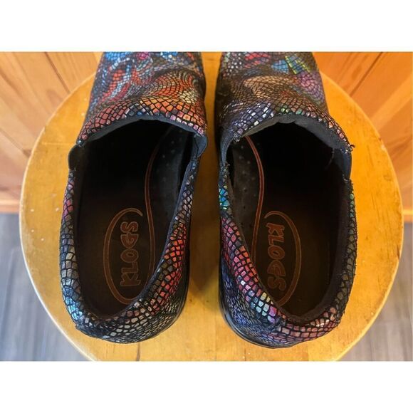 KLOGS Women's Leather Nursing Clogs Multicolor Size 7M - Picture 5 of 9